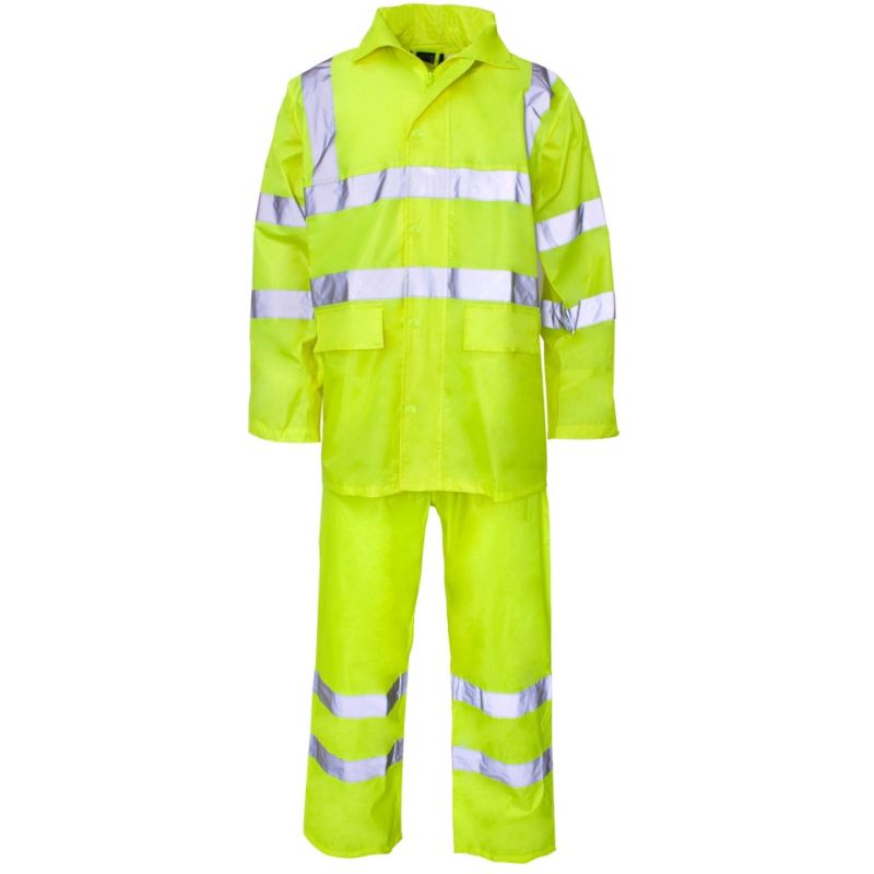 Supertouch Polyester/PVC Hi-Vis Rainwear