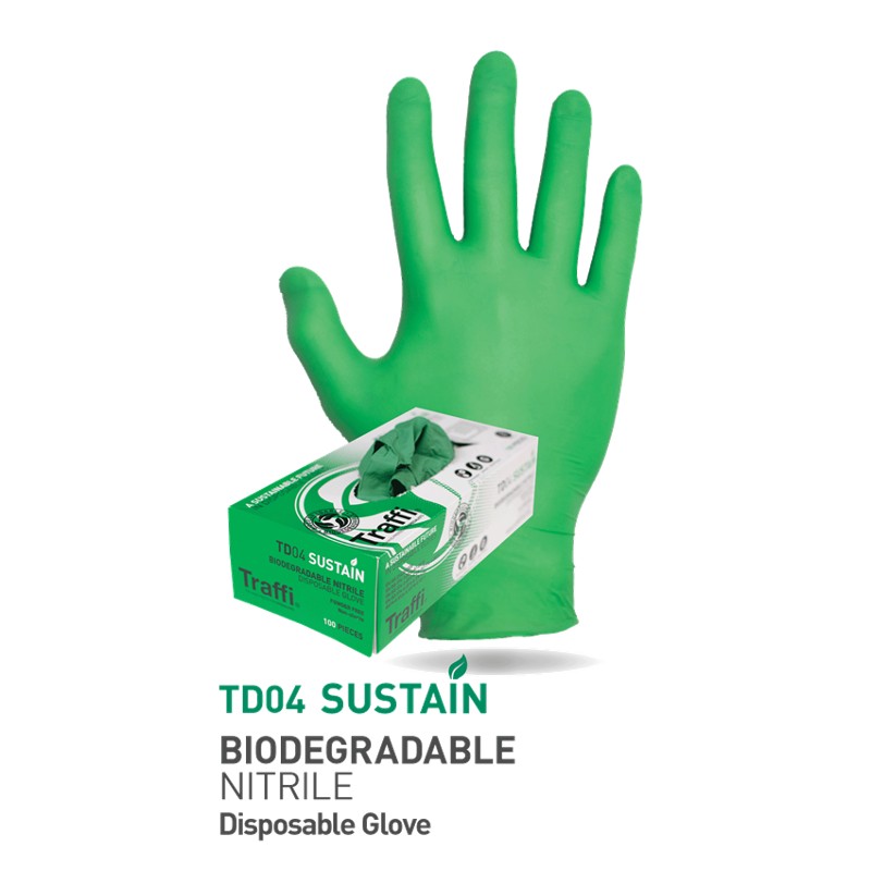 TD04 TraffiGlove Sustainable Nitrile Disposable Glove